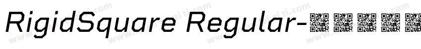 RigidSquare Regular字体转换